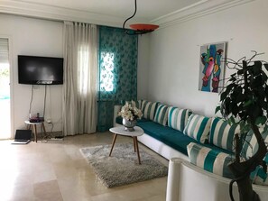 Área de estar no saguão