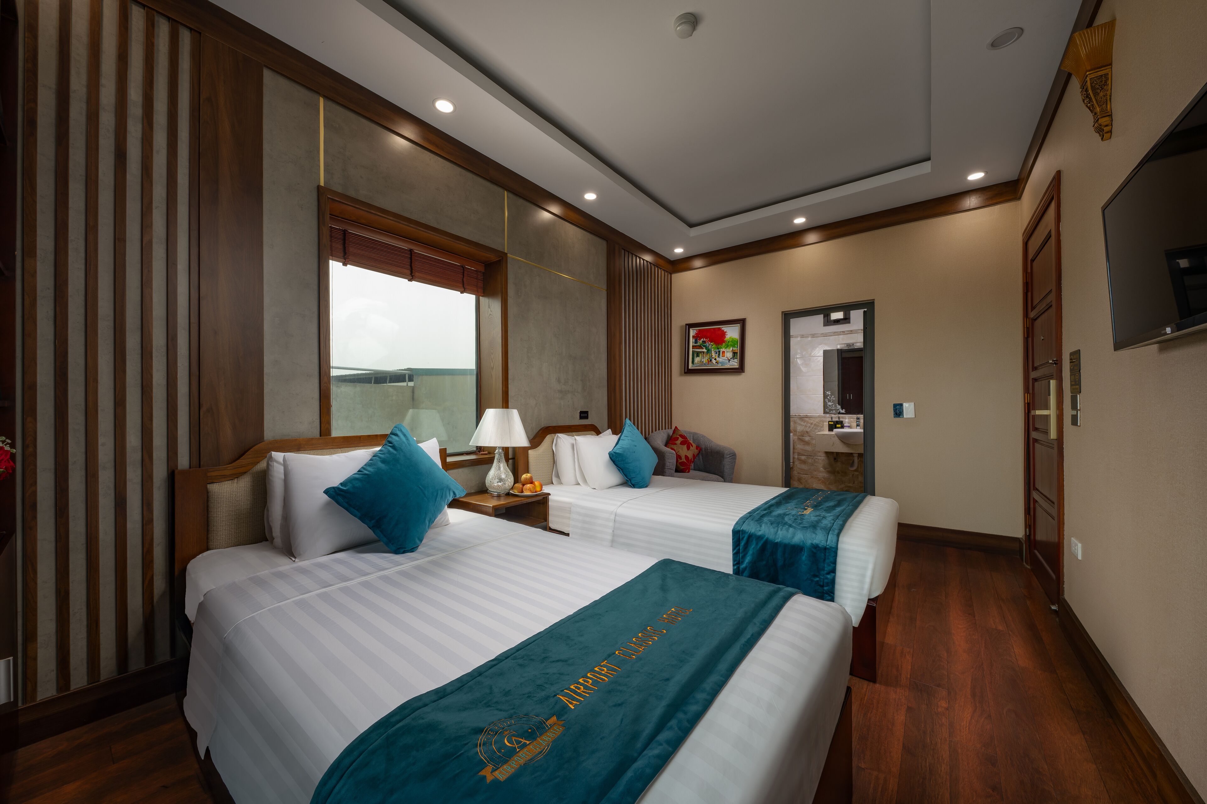 superior double room, multiple beds | premium bedding, memory-foam beds, minibar, in-room safe