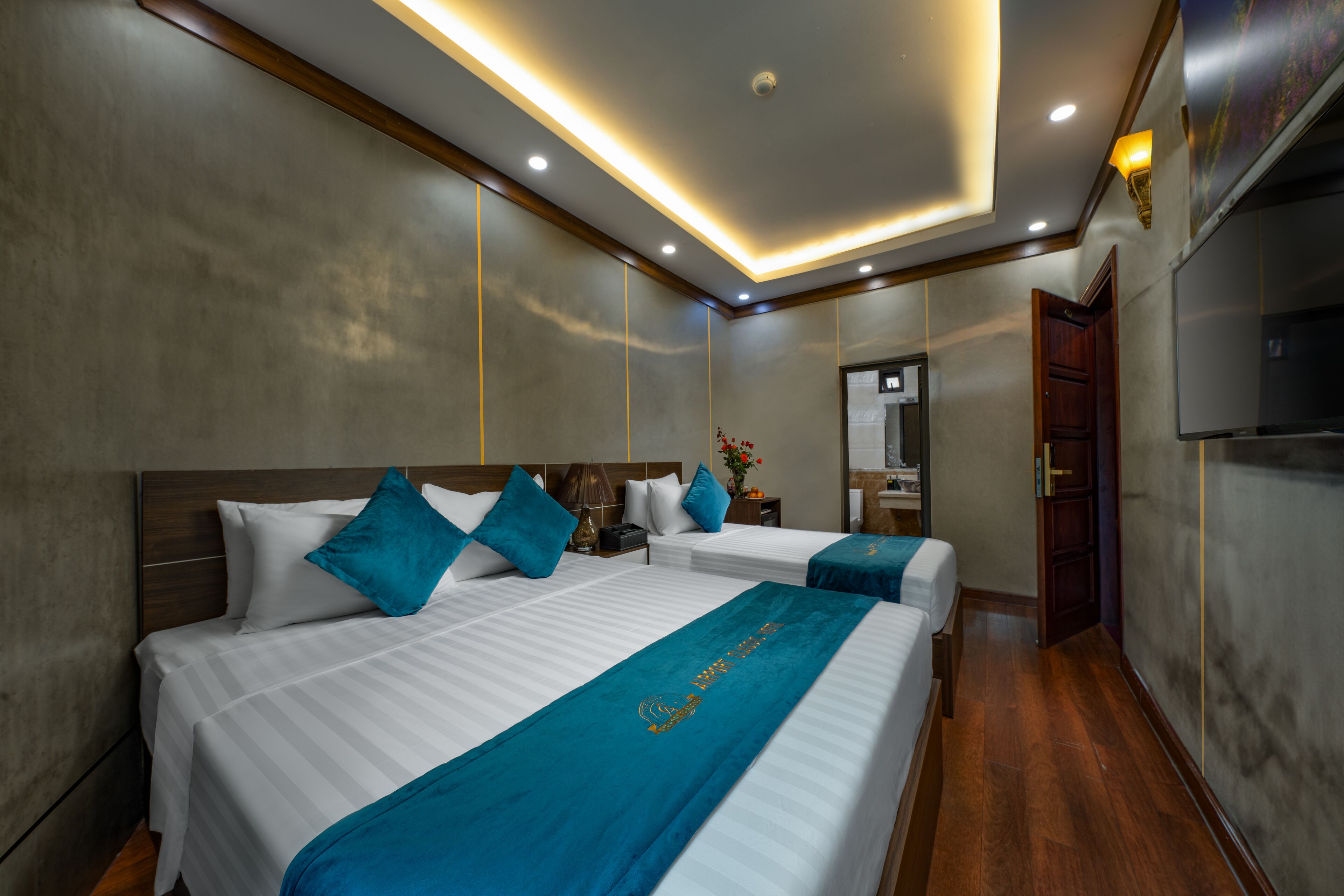 superior double room, multiple beds | premium bedding, memory-foam beds, minibar, in-room safe