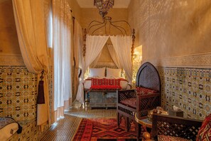 Classic Room, Pool View, Ground Floor (Safia) - Riad Yamina52 (Marrakech)