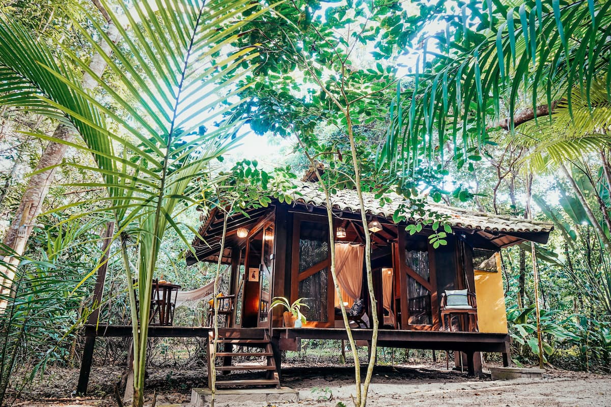 Bangalô de Casal | Vue sur le jardin