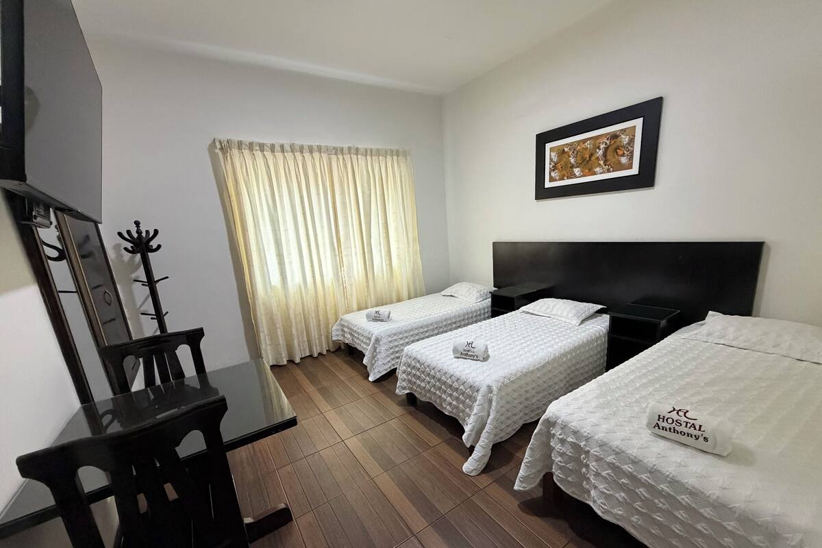 Habitación triple | WiFi (free), bed sheets