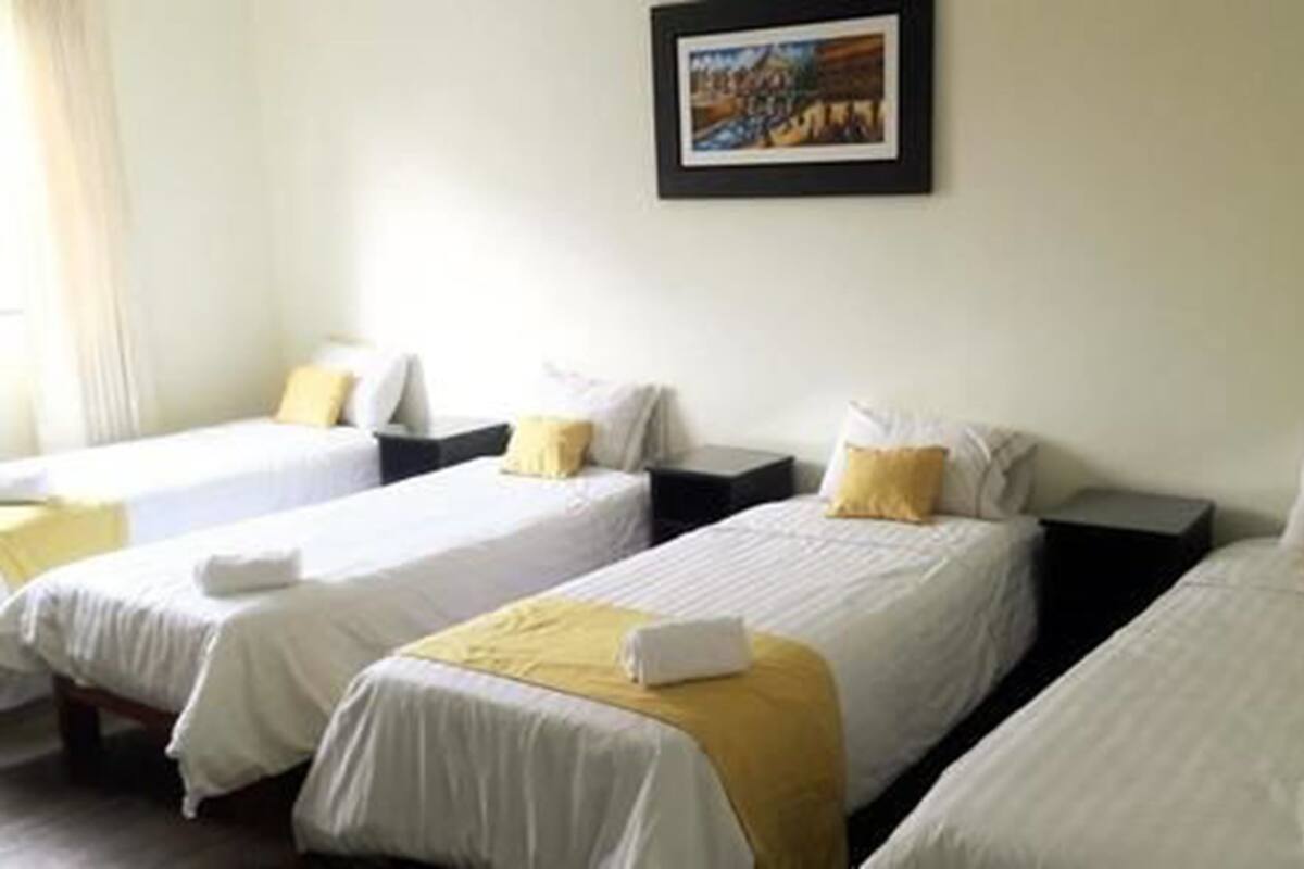 Free WiFi, bed sheets