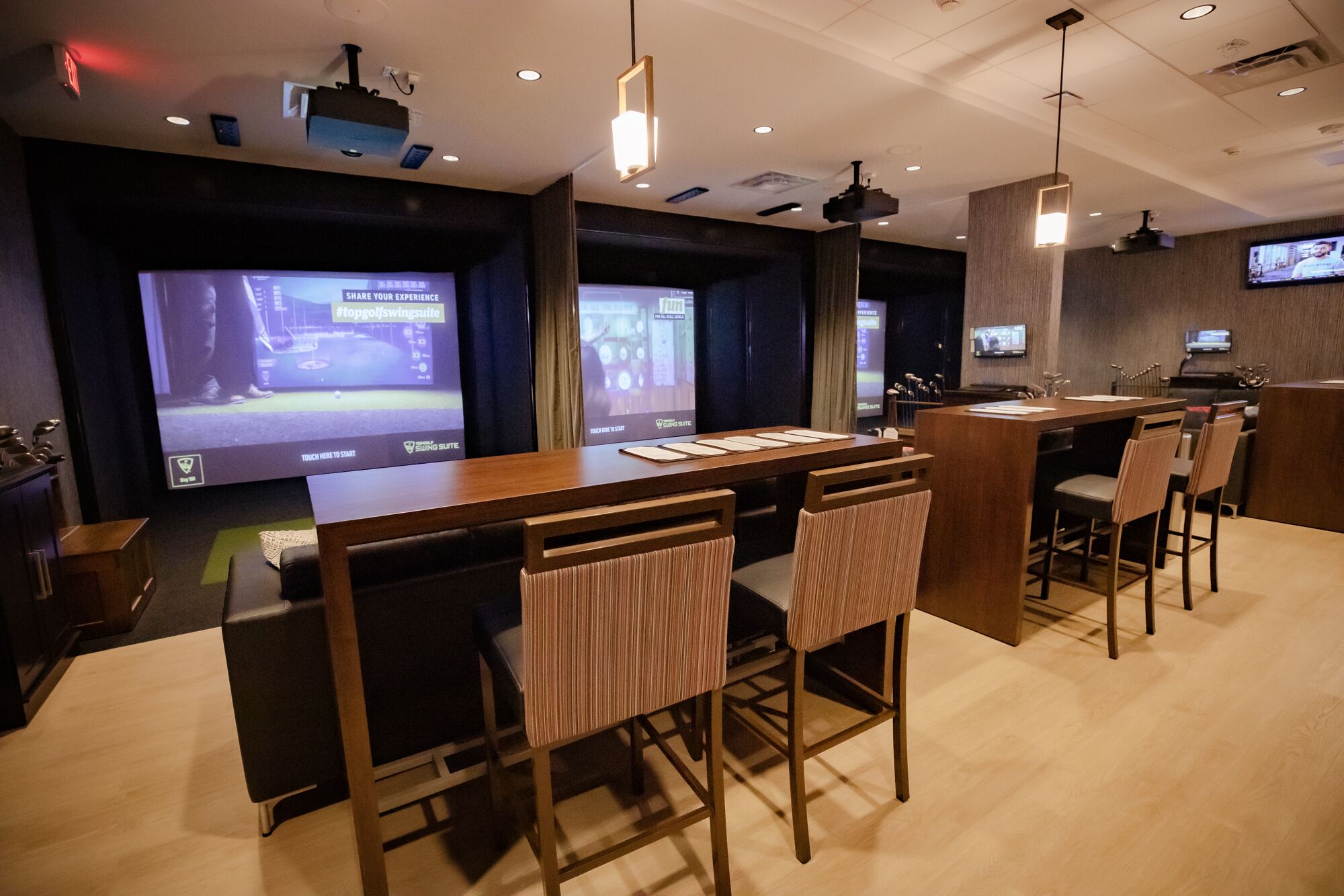 indoor golf driving range