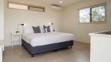 Premium bedding, individually furnished, desk, soundproofing