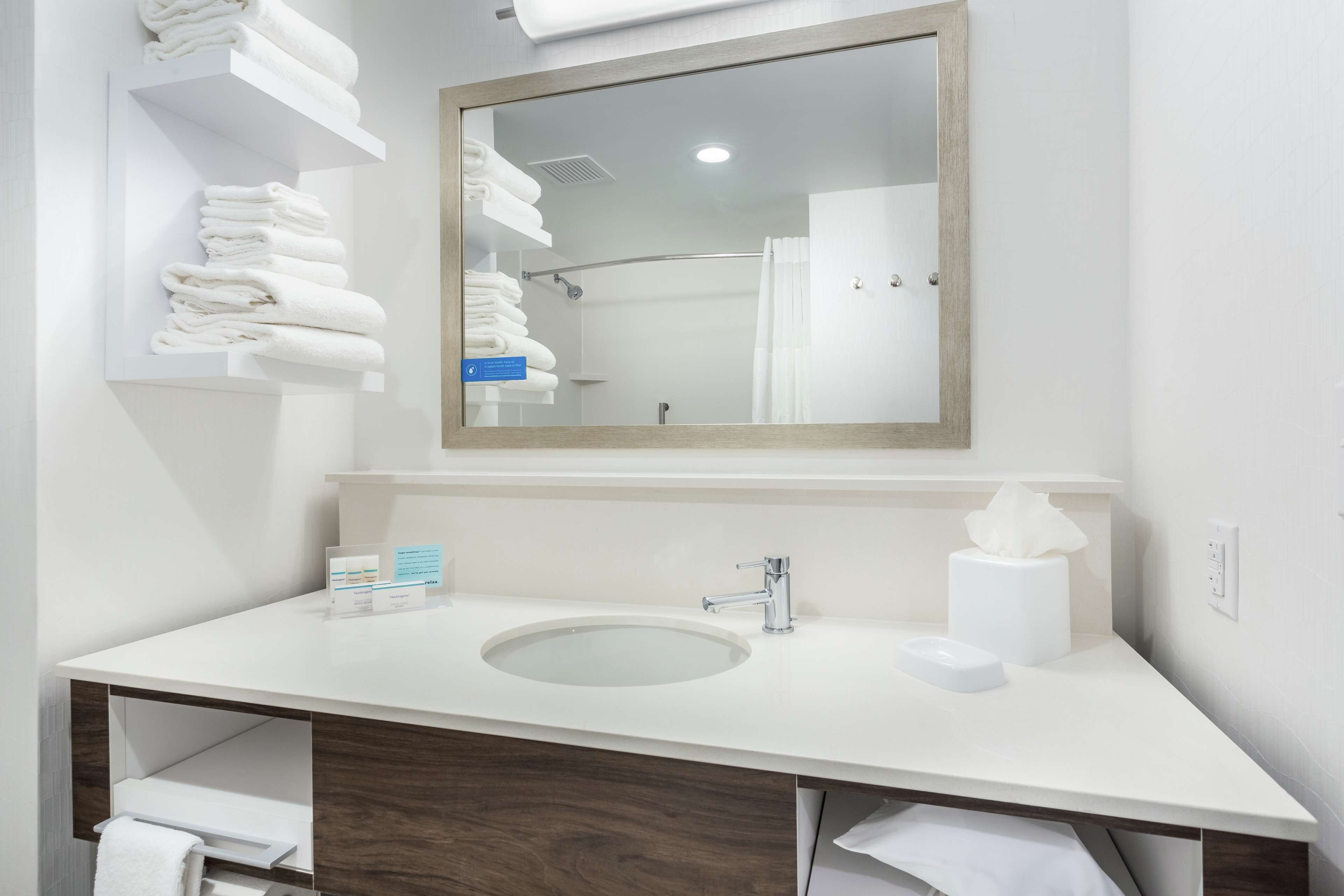 free toiletries, hair dryer, towels, soap