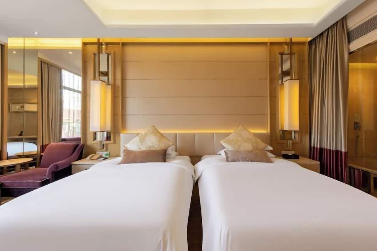 In-room safe, desk, blackout curtains, iron/ironing board