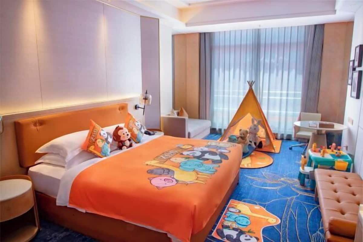 In-room safe, desk, blackout curtains, iron/ironing board