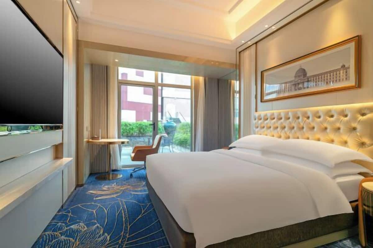 In-room safe, desk, blackout curtains, iron/ironing board