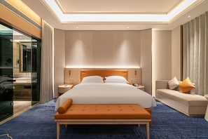 Chambre Deluxe double, 1 grand lit, non-fumeur | Coffre-fort, bureau, rideaux dâobscurcissement