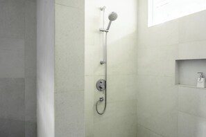 Bay View - Beachfront | Bathroom | Shower, free toiletries, hair dryer, bathrobes - The Cove Phuket  (Wichit)