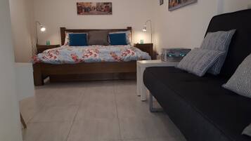 Studio Suite, 1 Tempat Tidur Queen, Bebas Asap Rokok | Kedap suara, setrika/meja setrika, Wi-Fi gratis, dan seprai linen