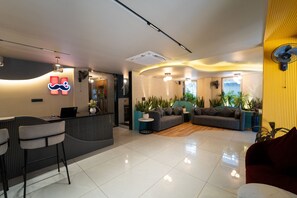 Sitteområde i lobbyen