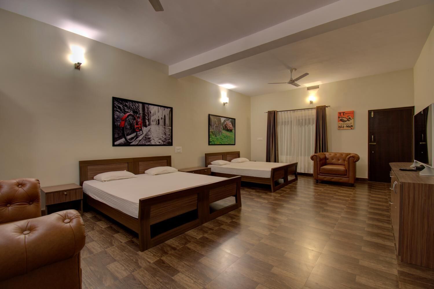 In-room safe, desk, blackout curtains, soundproofing