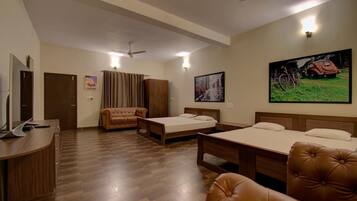 In-room safe, desk, blackout curtains, soundproofing