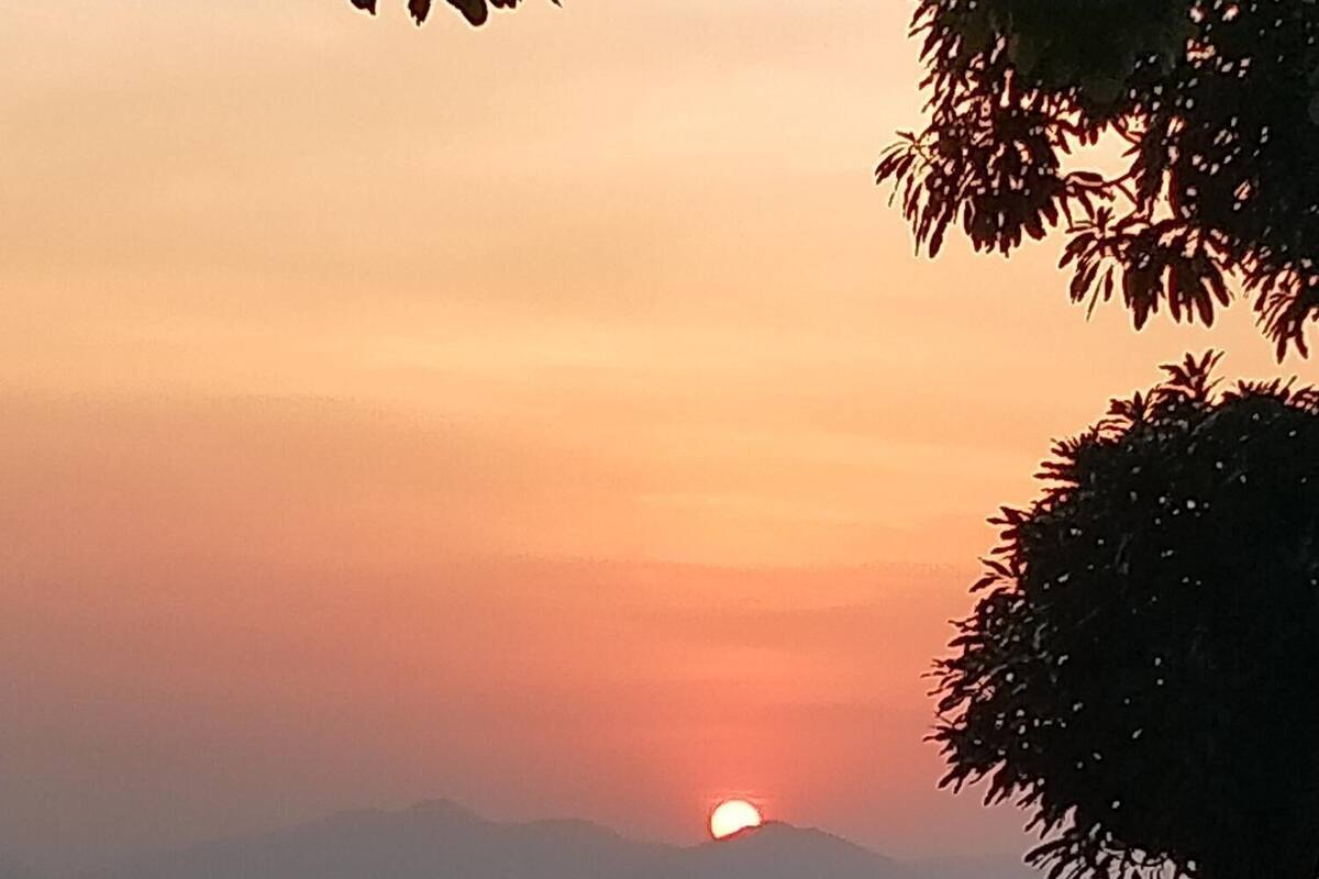 Vista a la montaña