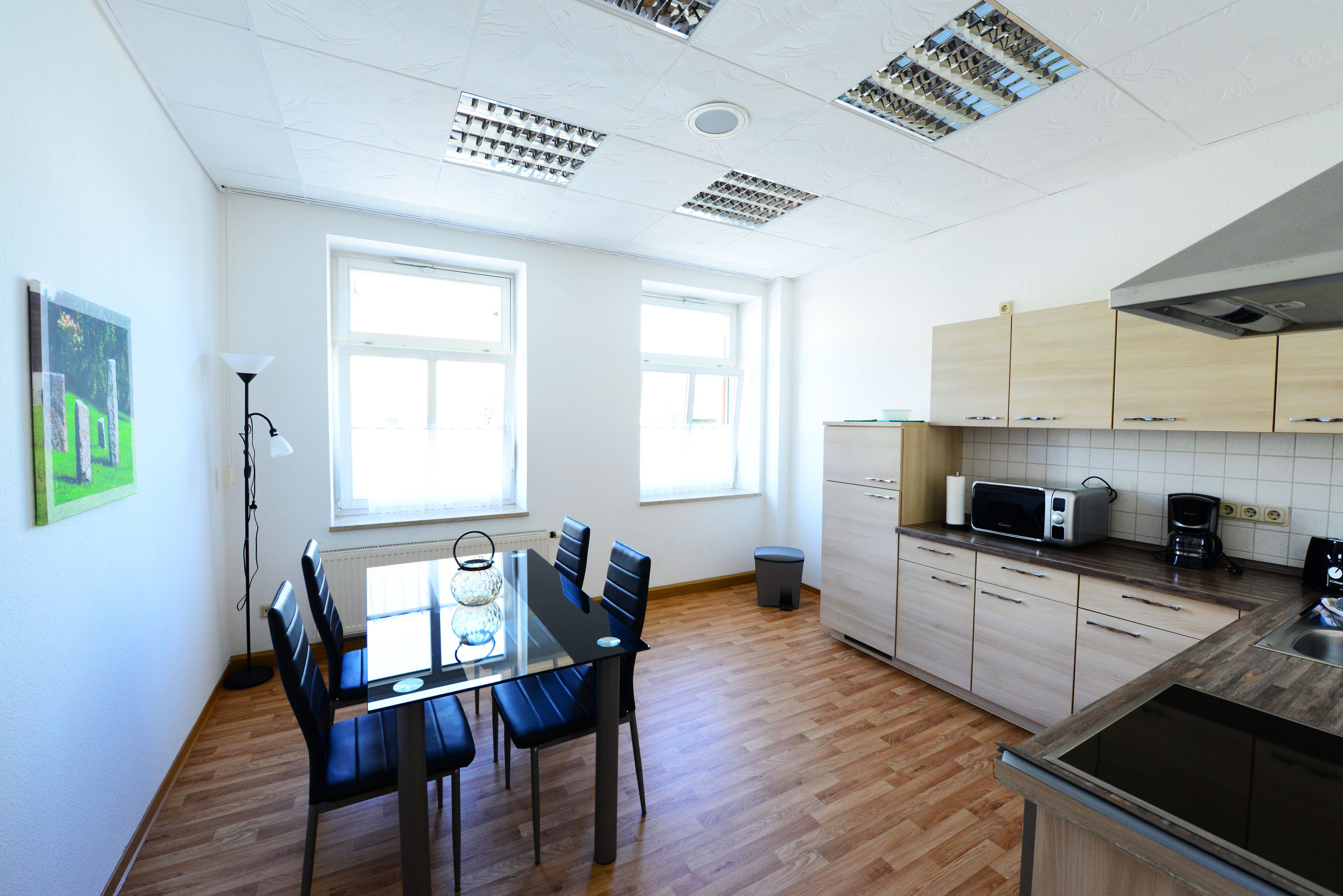 Apartemen, 1 kamar tidur (Ofencharme) | Dapur pribadi | Lemari es, microwave, kompor, dan mesin pencuci piring