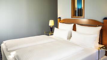 Down duvets, minibar, in-room safe, individually decorated