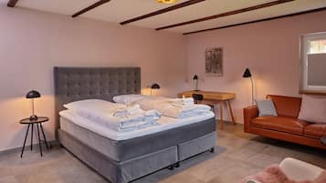 Departamento (Ferienhaus A) | Ropa de cama hipoalergénica y caja de seguridad en la habitación