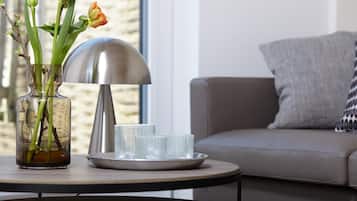 Apartment (Ferienhaus B) | Living area | LED TV, DVD player