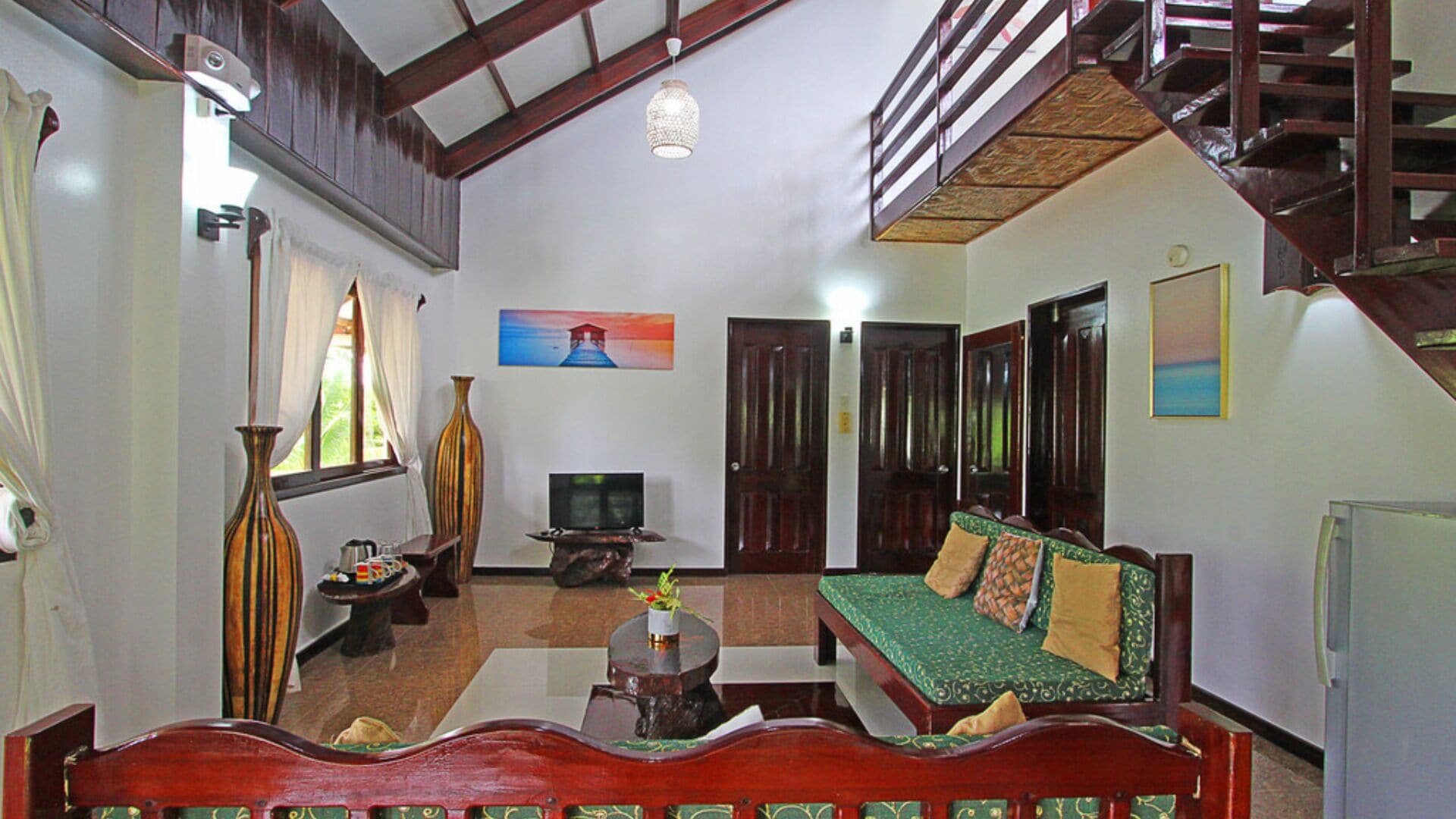 Villa, 2 Bedrooms, Garden View | Living area | Flat-screen TV