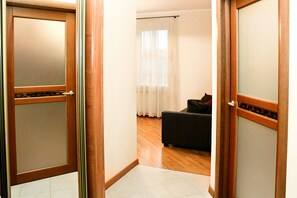 Superior Apartment | Living area - Apartments Alliance on Gazetny (Rostov-on-Don)