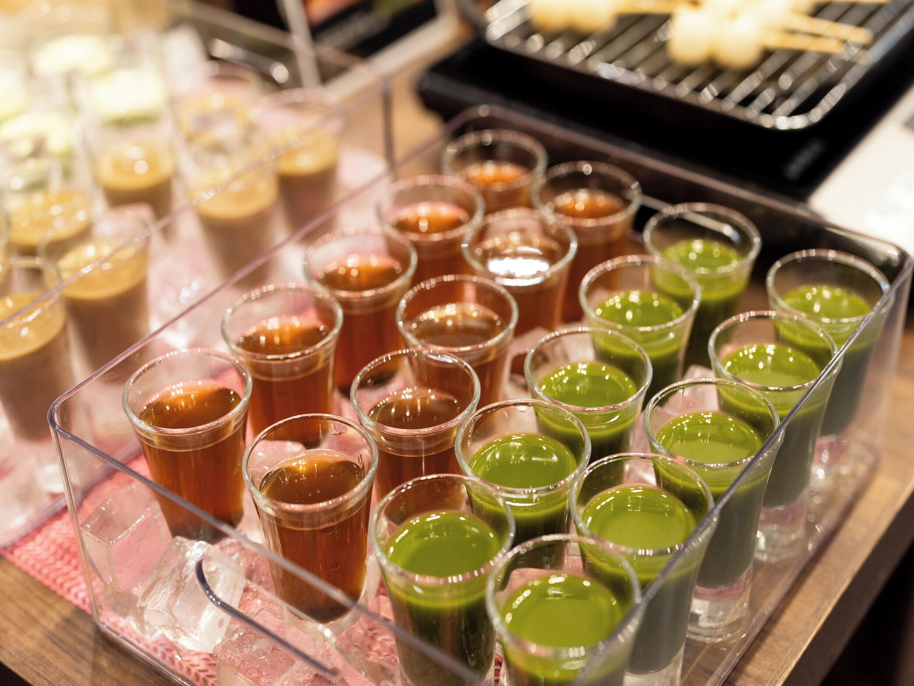뷔페 아침 식사