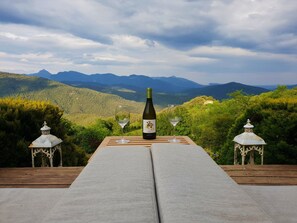Vue sur les montagnes