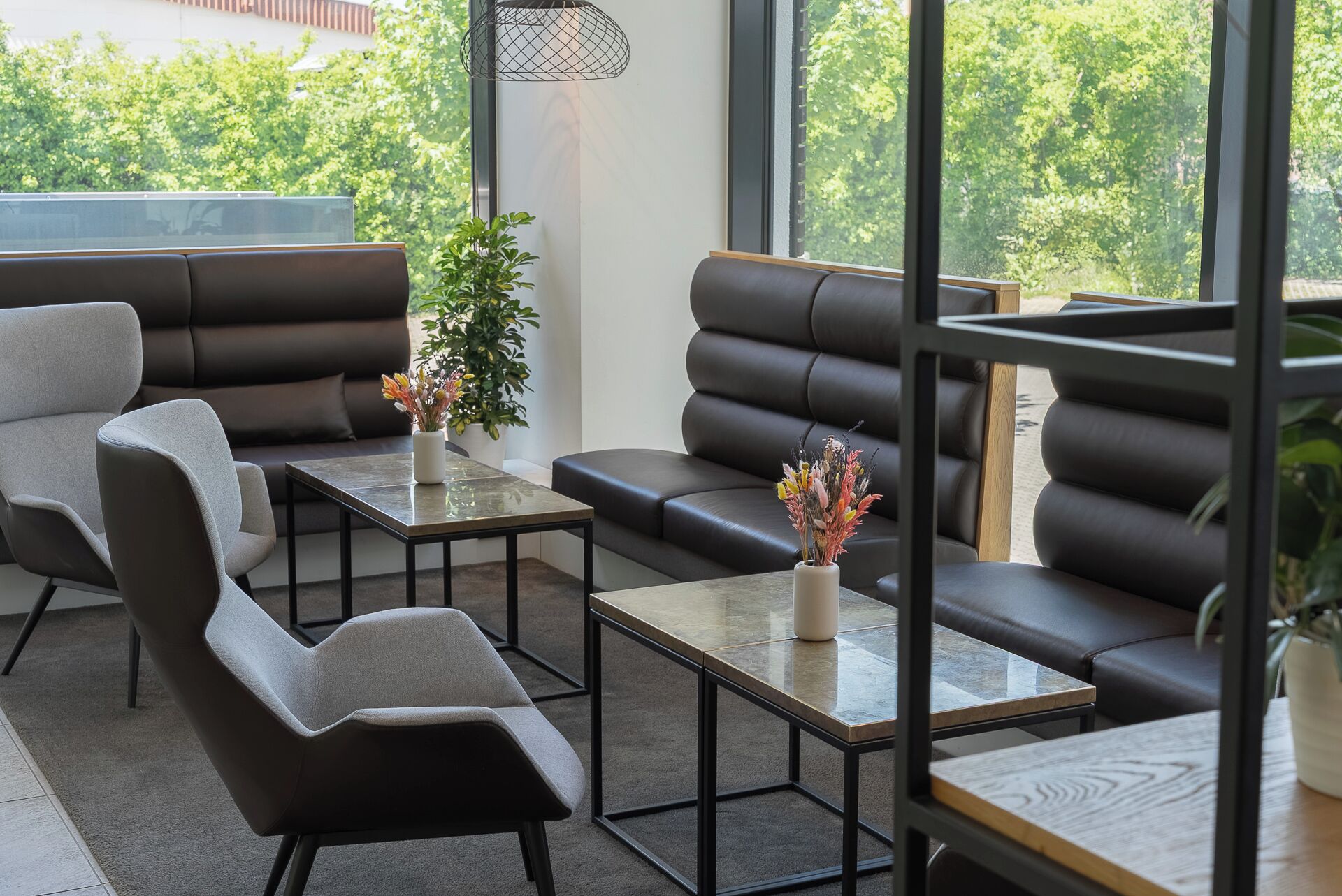 Sala de estar en el lobby