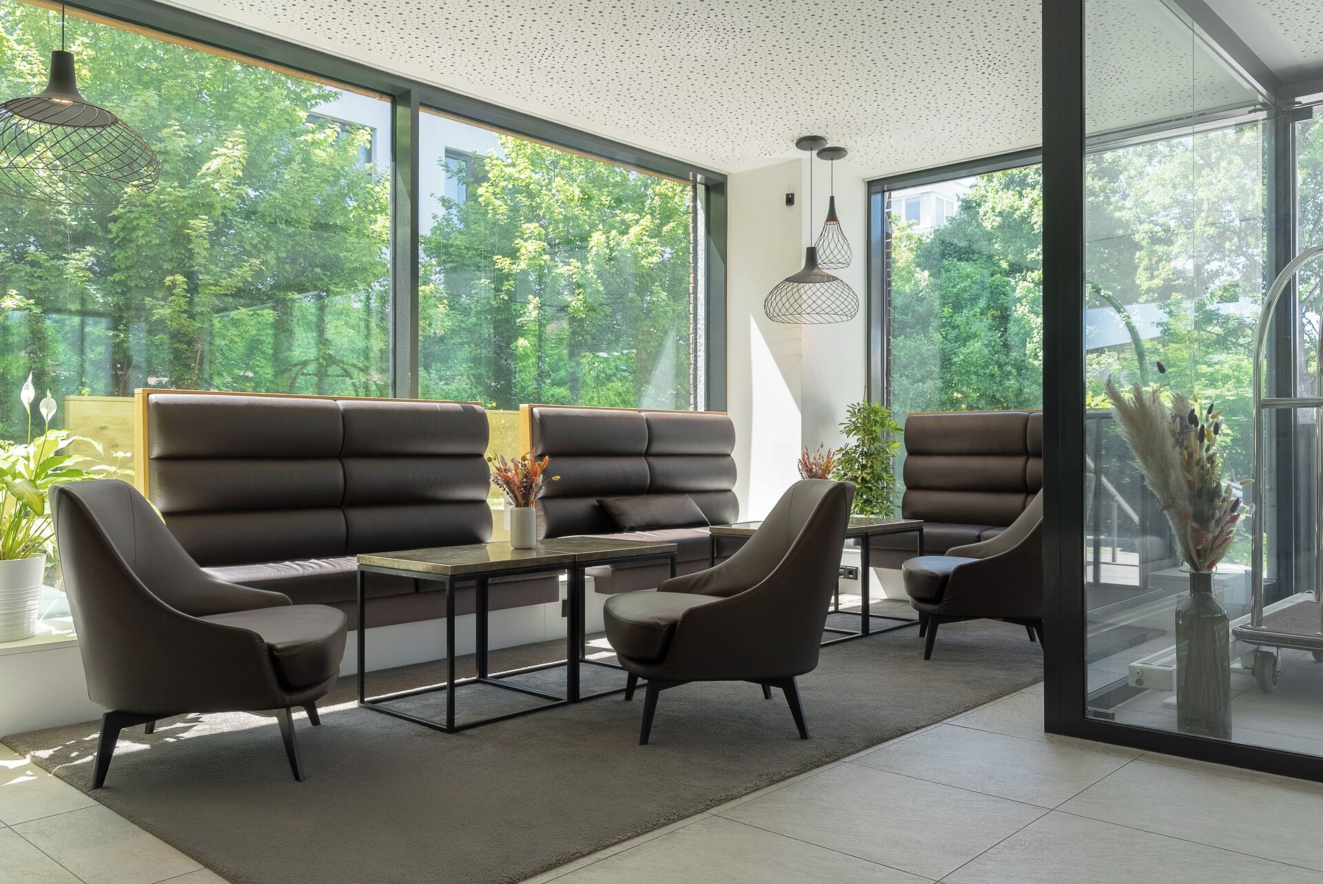 Sitzecke in der Lobby