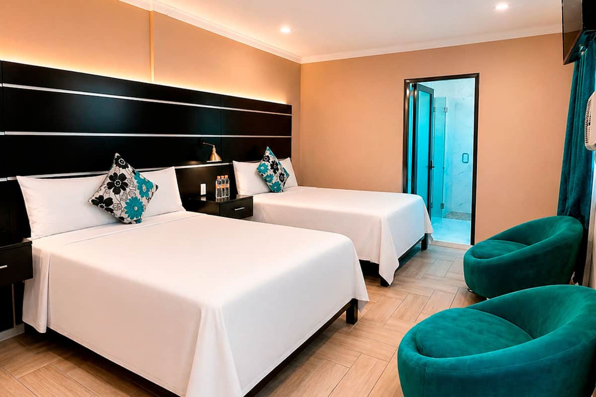 Ropa de cama de alta calidad, cubrecamas y sistema de insonorización 