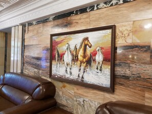 Lobby sitting area - Hotel Tourist (Nur-Sultan)