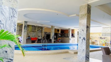 Indoor pool, outdoor pool