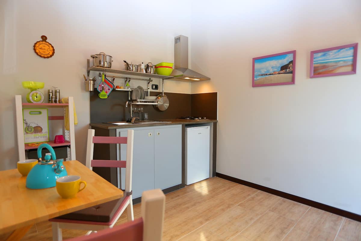 Appart'hÎtel Panoramique, vue parc | Cuisine privée
