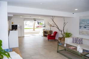 Interior entrance