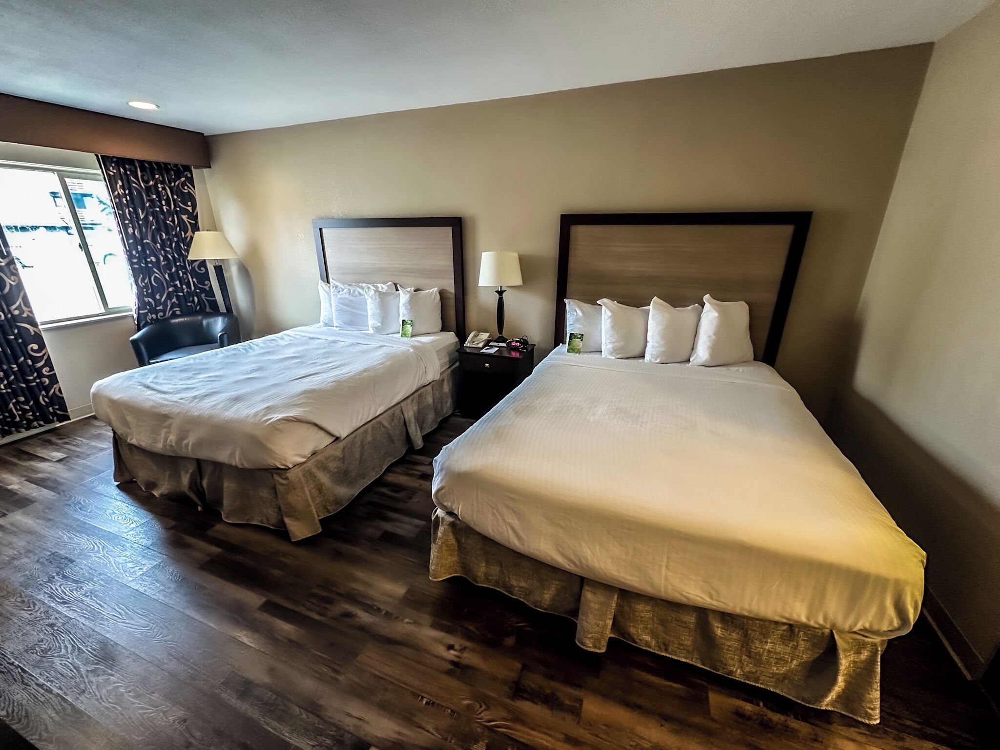 standard room, 2 queen beds, non smoking, refrigerator (pet friendly) | room amenity