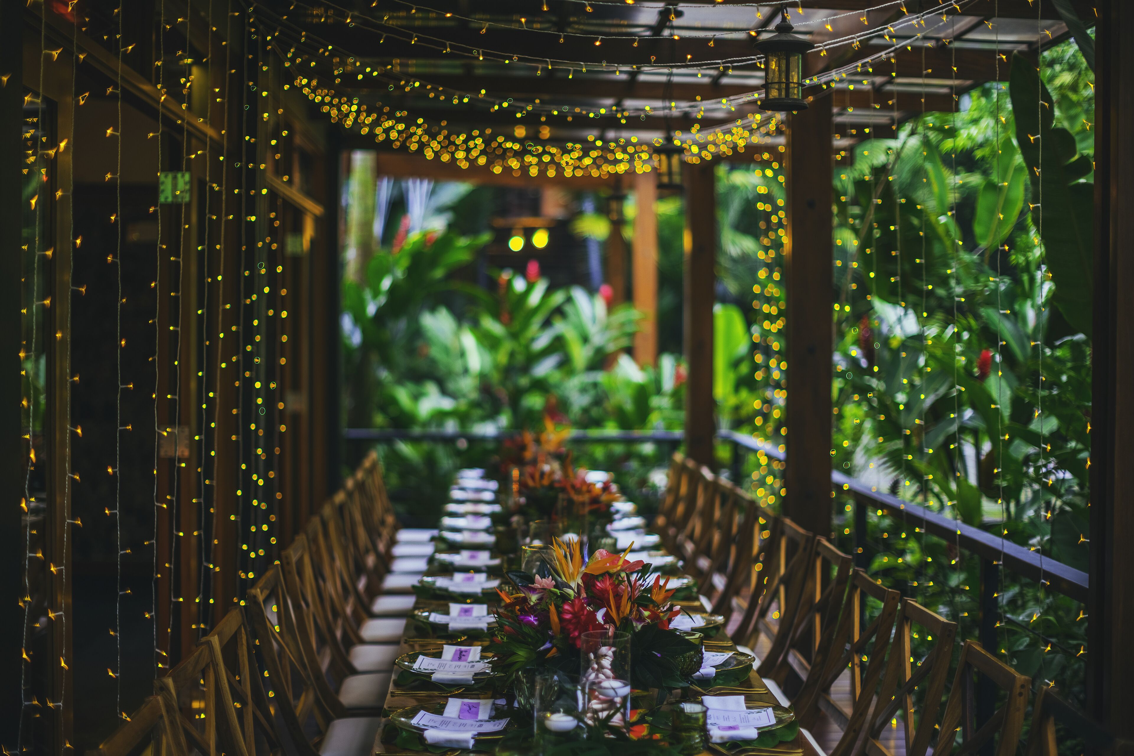 Indoor wedding