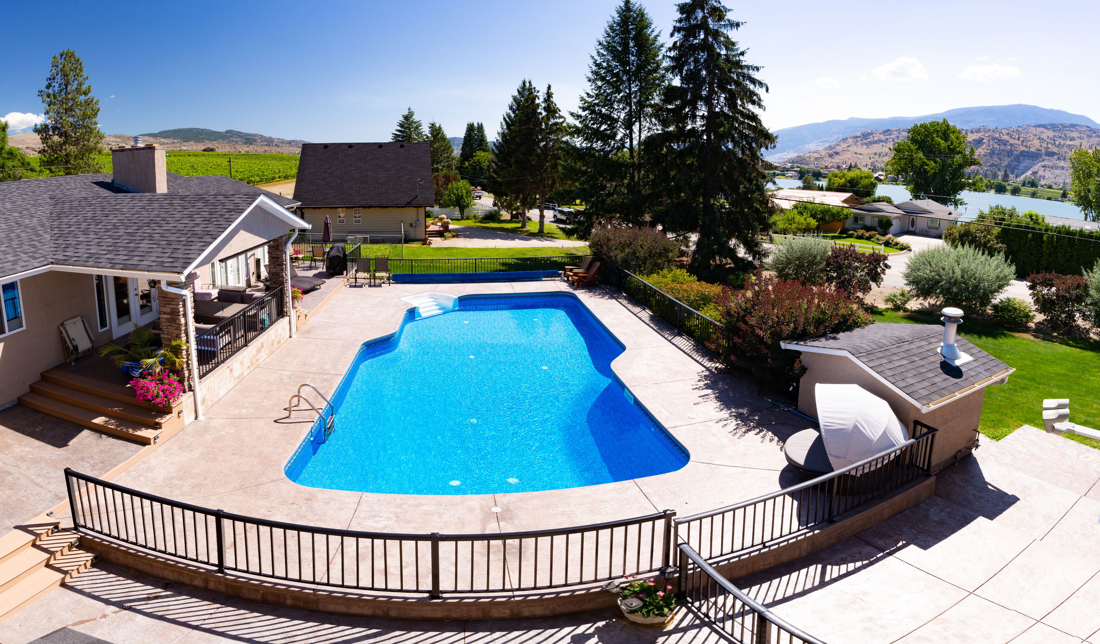 Seasonal outdoor pool
