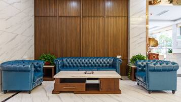 Sala de estar en el lobby