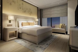 Deluxe Room, 1 King Bed, Smoking, River View