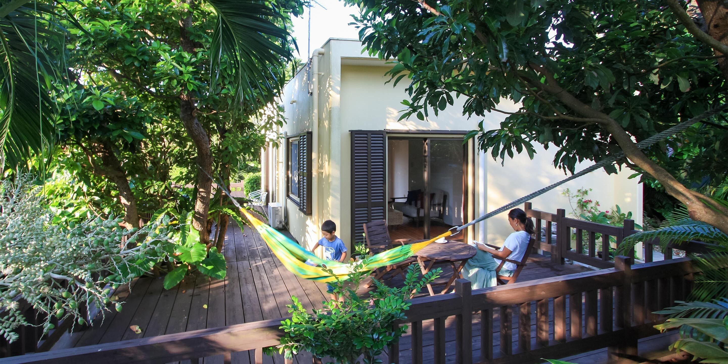 วิลล่า, ปลอดบุหรี่ (KACHIBAI) | ลานระเบียง/นอกชาน