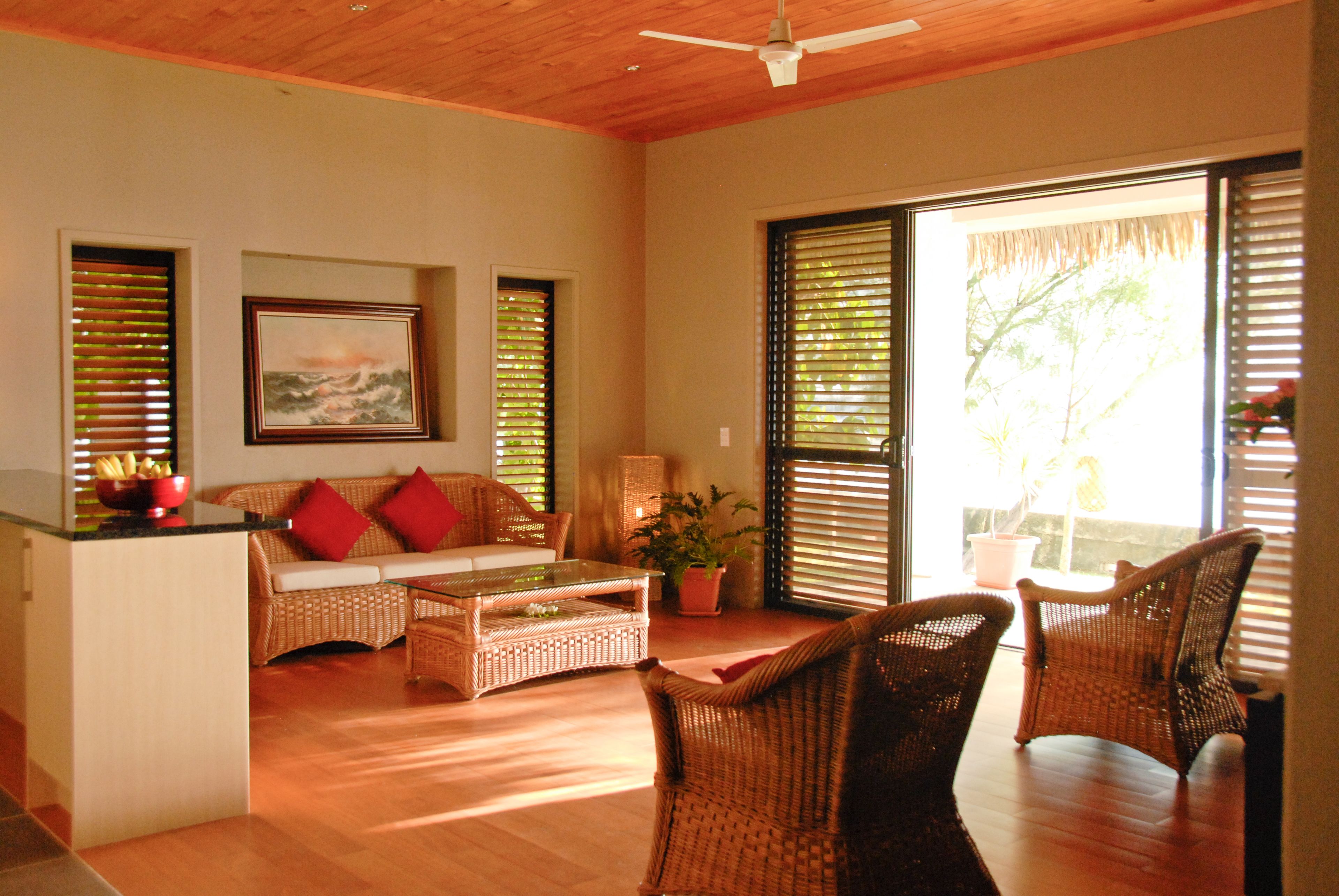 Premium Villa, 1 King Bed, Non Smoking | Living room | TV