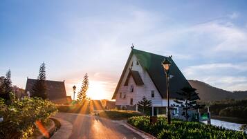 Uitzicht vanuit accommodatie