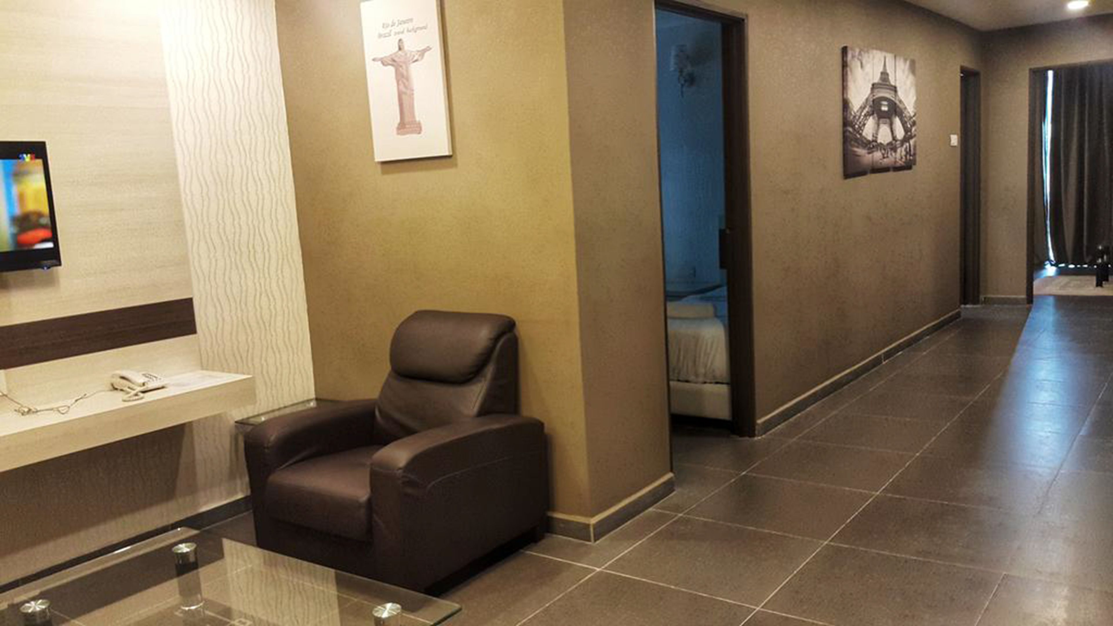 family suite | living area | led tv