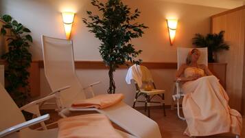 Sauna, massages
