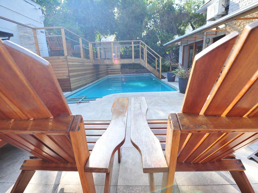 2 outdoor pools, open 8 AM to 8 PM, sun loungers