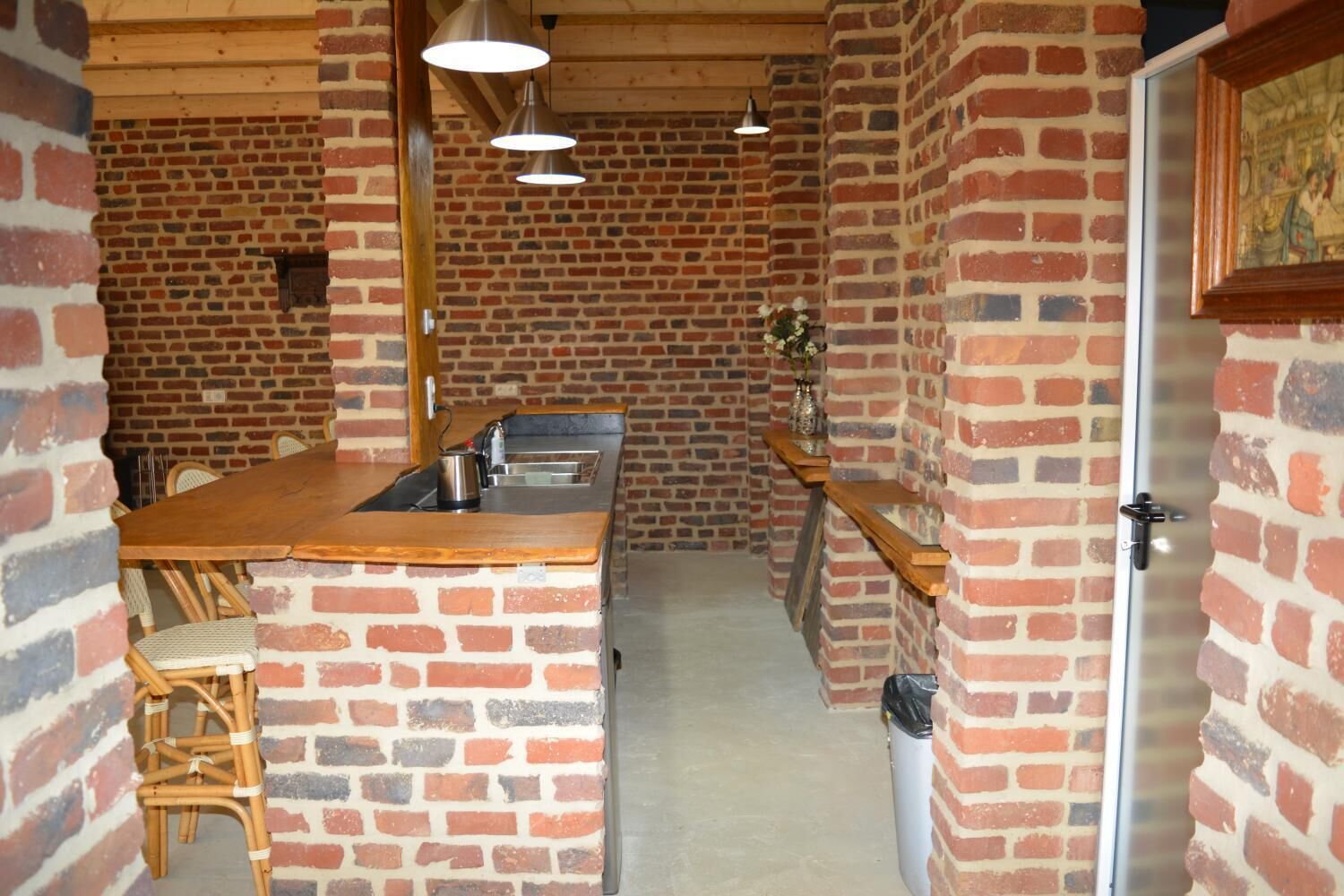 Apartment | Private kitchen | Fridge, microwave, oven, stovetop