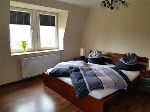 Leilighet (highchair,child travel bed- surcharge) | 1 soverom, sengetøy av topp kvalitet og individuelt dekorert