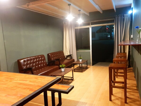 Sala de estar en el lobby