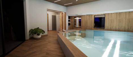 Pool waterfall